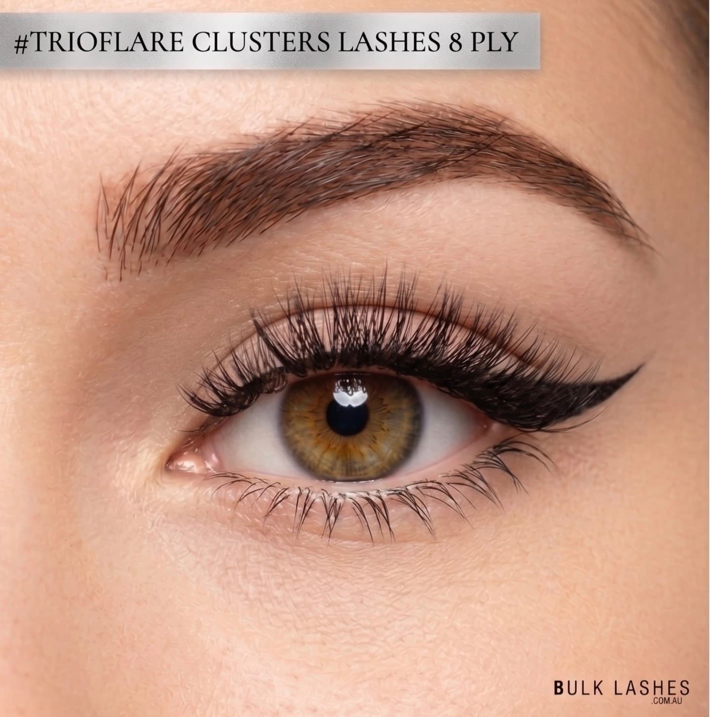 #TrioFlare Clusters Lashes 8 Ply